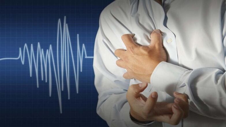 Heart problems as a contraindication to the use of a device from prostatitis