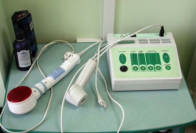 Physiotherapy device used in chronic prostatitis